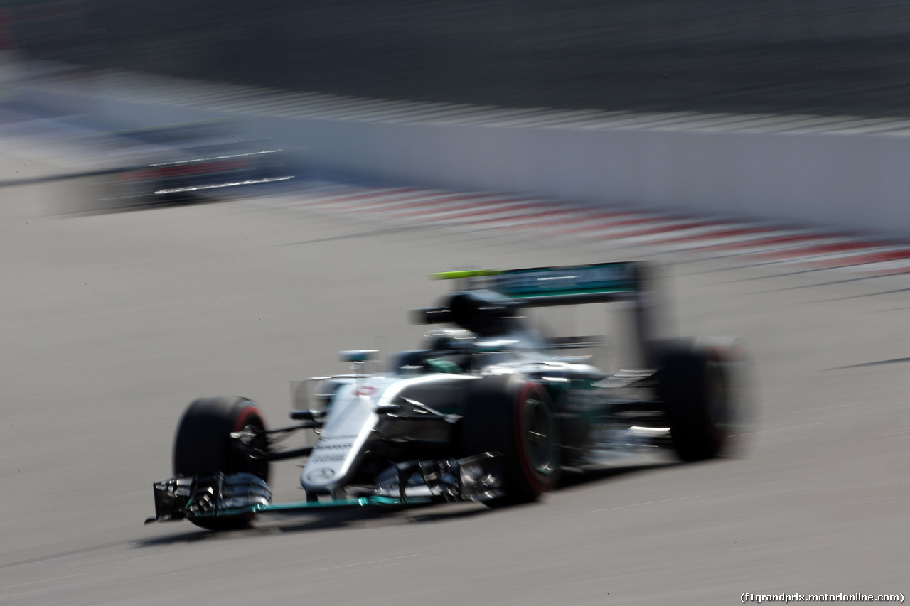 GP RUSSIA, 29.04.2016 - Prove Libere 2, Nico Rosberg (GER) Mercedes AMG F1 W07 Hybrid