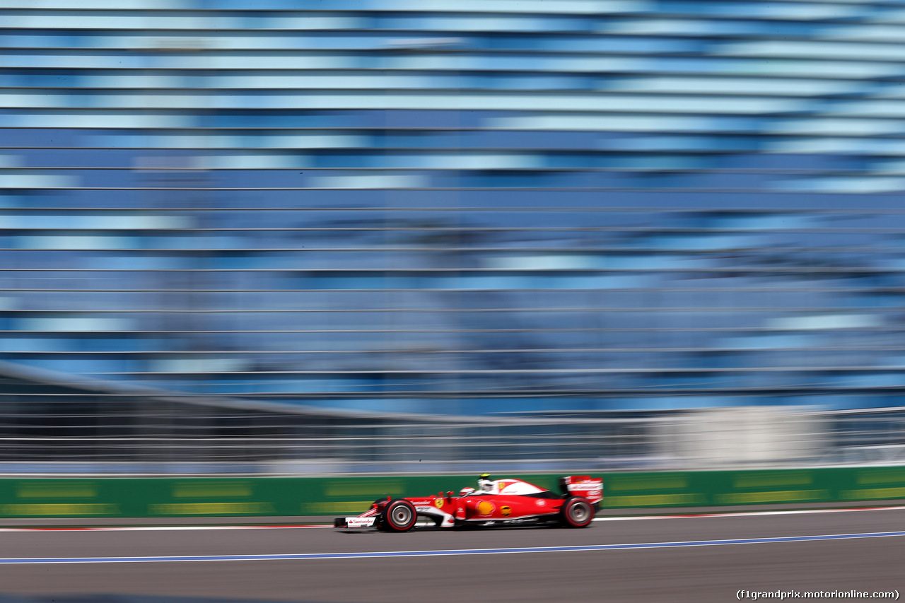 GP RUSSIA, 29.04.2016 - Prove Libere 2, Kimi Raikkonen (FIN) Ferrari SF16-H