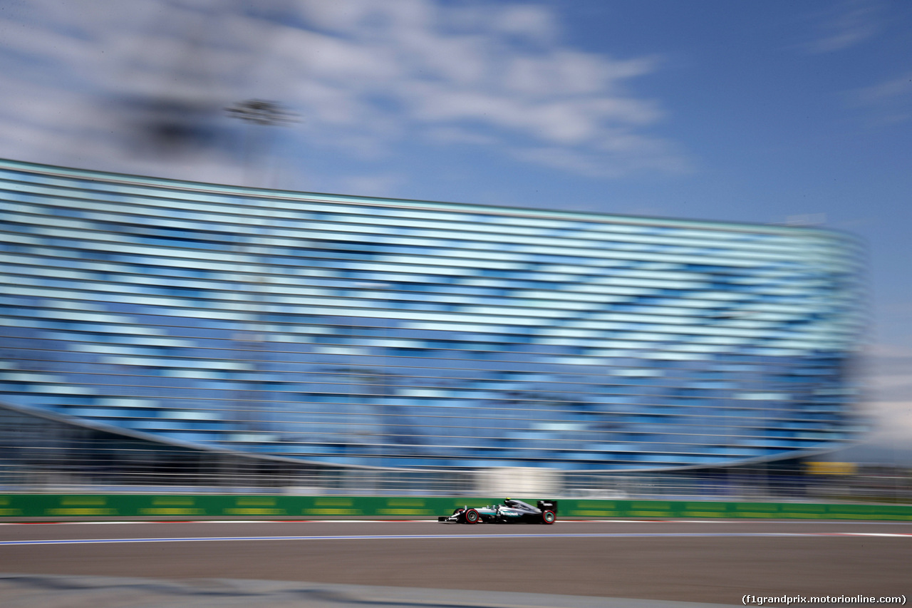 GP RUSSIA, 29.04.2016 - Prove Libere 2, Nico Rosberg (GER) Mercedes AMG F1 W07 Hybrid