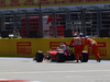 GP RUSSIA, 29.04.2016 - Free Practice 2, Sebastian Vettel (GER) Ferrari SF16-H sttoped on the track