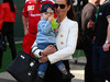 GP RUSSIA, 29.04.2016 - Free Practice 2, Minttu Virtanen, girlfriend of Kimi Raikkonen (FIN) with their son Robin