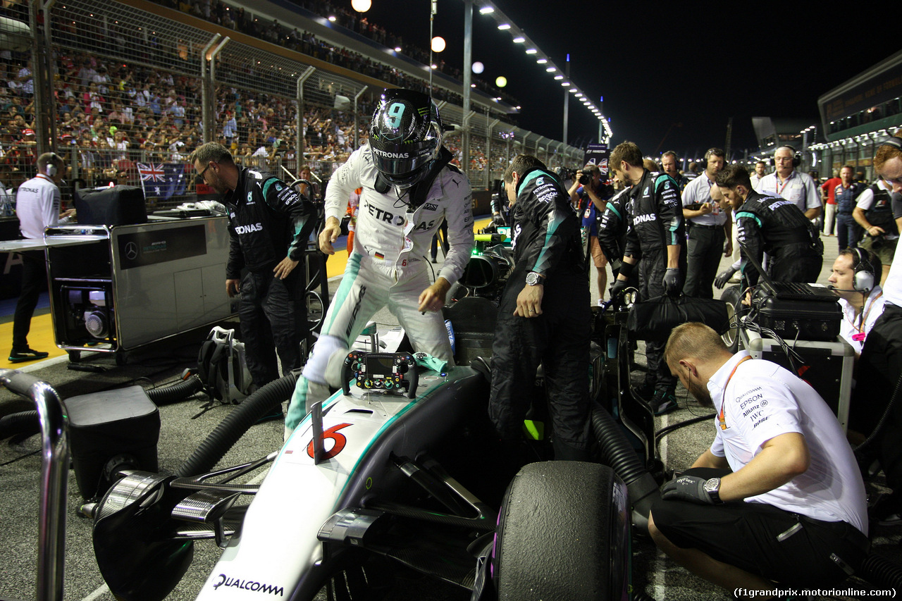 GP SINGAPORE, 18.09.2016 - Gara, Nico Rosberg (GER) Mercedes AMG F1 W07 Hybrid