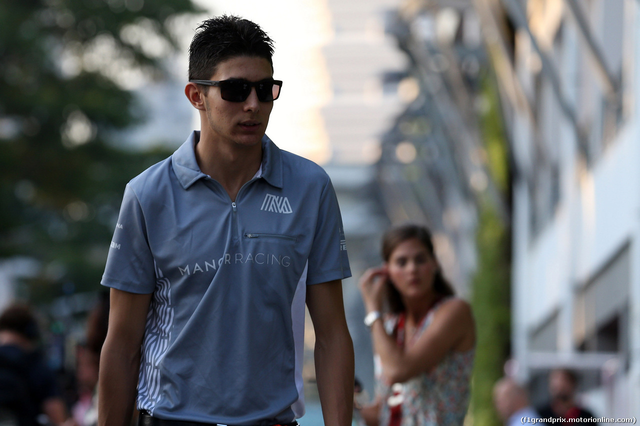 GP SINGAPORE, 18.09.2016 - Esteban Ocon (FRA) Manor Racing MRT05