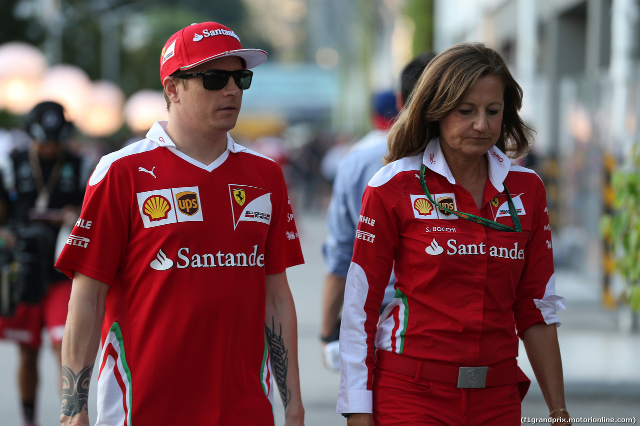 GP SINGAPORE, 18.09.2016 - Kimi Raikkonen (FIN) Ferrari SF16-H