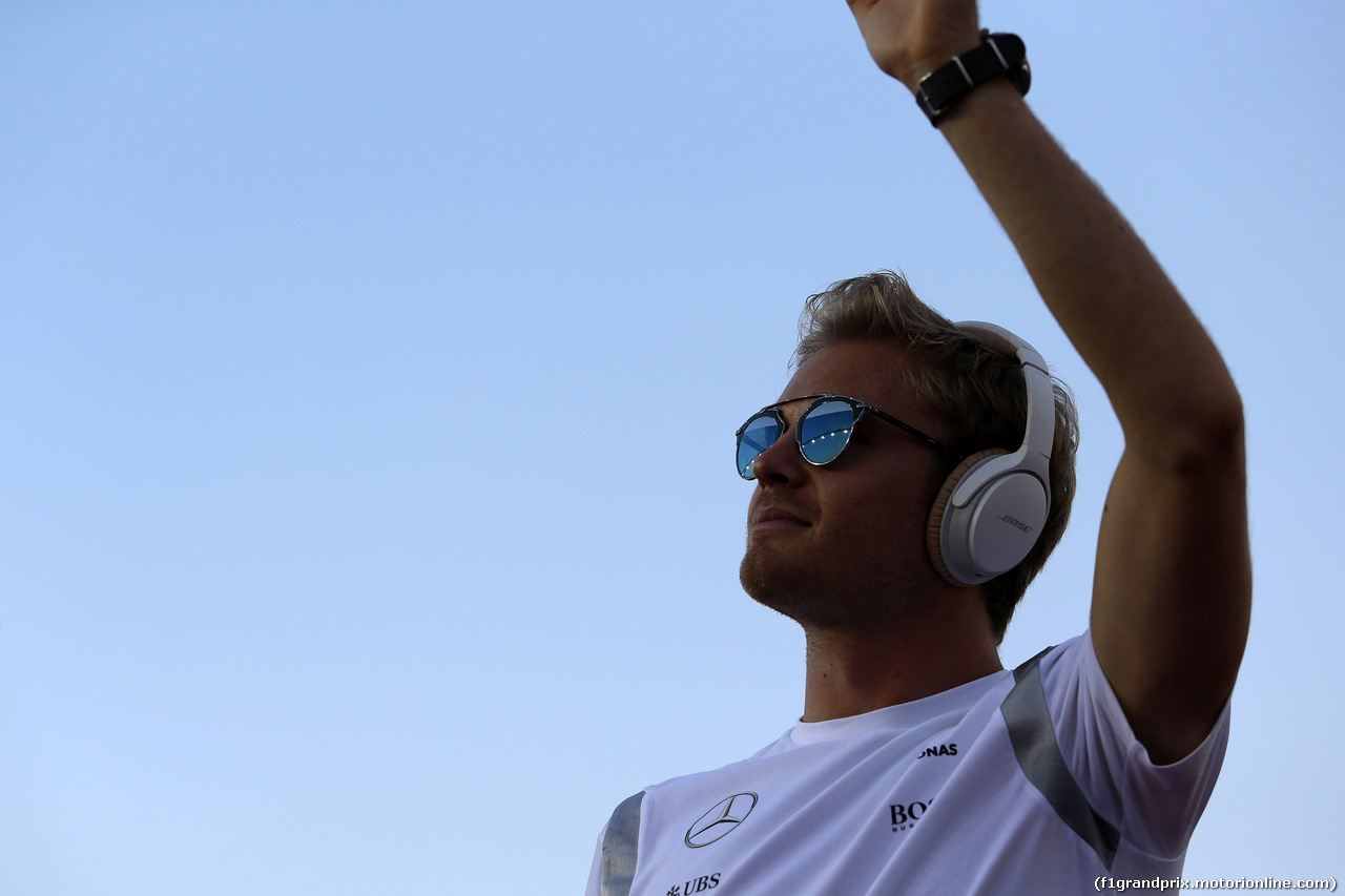 GP SINGAPORE, 18.09.2016 - Nico Rosberg (GER) Mercedes AMG F1 W07 Hybrid