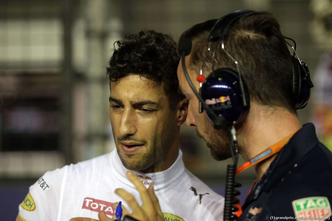 GP SINGAPORE, 18.09.2016 - Gara, Daniel Ricciardo (AUS) Red Bull Racing RB12