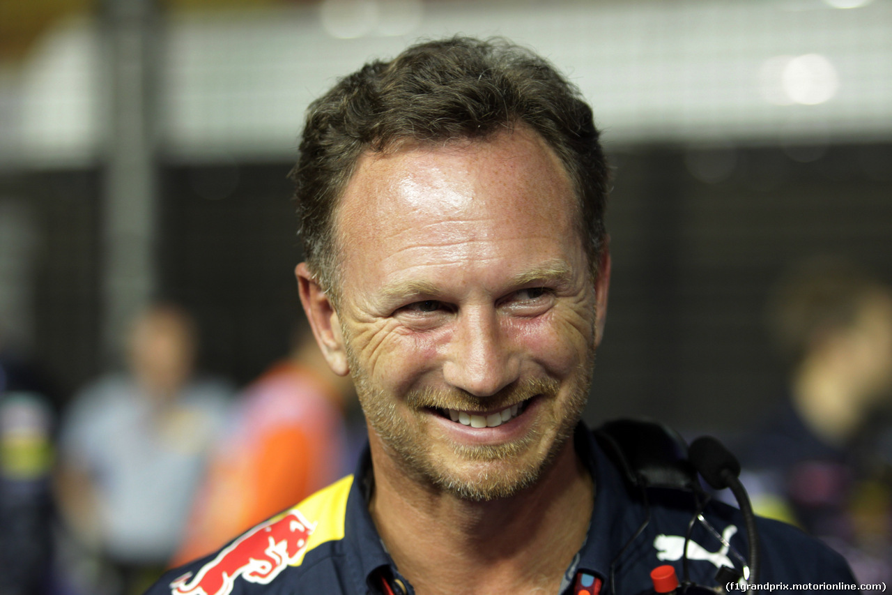 GP SINGAPORE, 18.09.2016 - Gara, Christian Horner (GBR), Red Bull Racing, Sporting Director