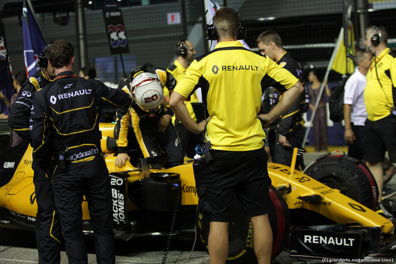 GP SINGAPORE, 18.09.2016 - Gara, Kevin Magnussen (DEN) Renault Sport F1 Team RS16