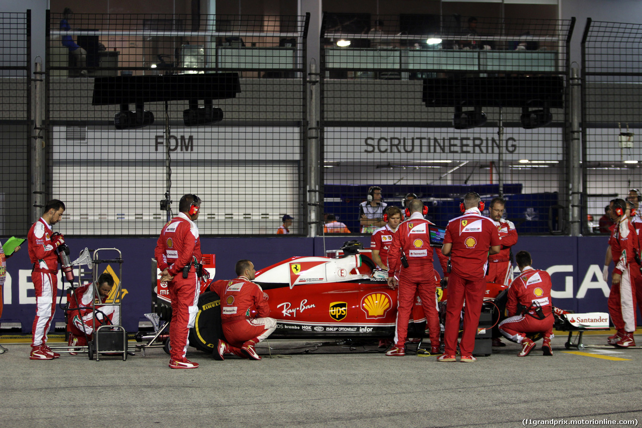 GP SINGAPORE, 18.09.2016 - Gara, Sebastian Vettel (GER) Ferrari SF16-H
