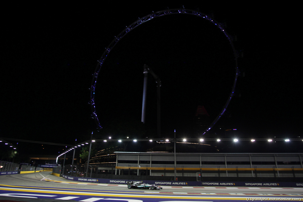 GP SINGAPORE, 18.09.2016 - Gara, Nico Rosberg (GER) Mercedes AMG F1 W07 Hybrid