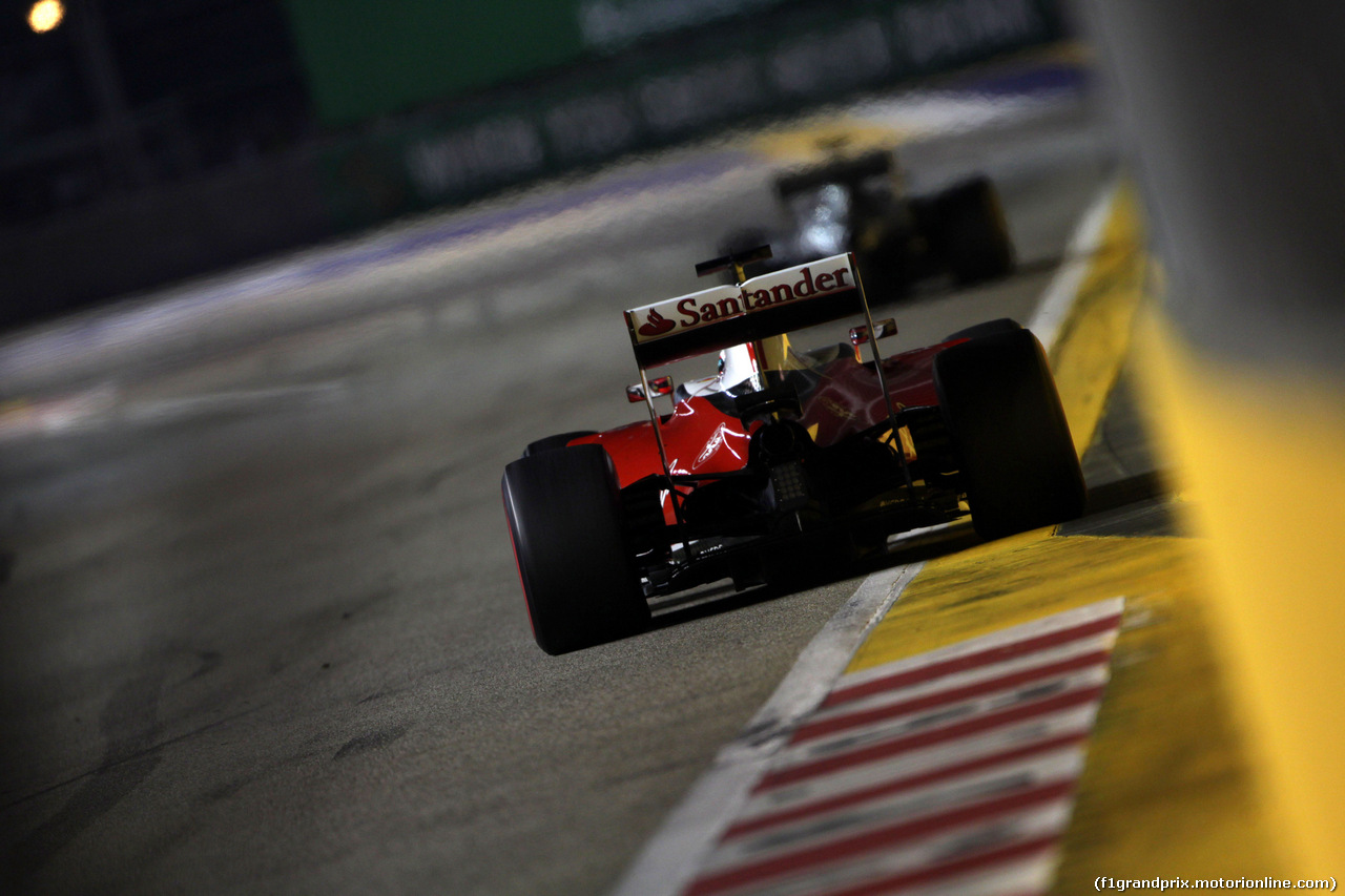 GP SINGAPORE, 18.09.2016 - Gara, Sebastian Vettel (GER) Ferrari SF16-H
