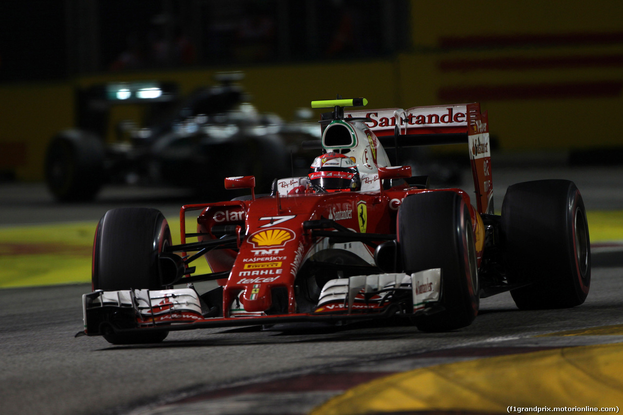 GP SINGAPORE, 18.09.2016 - Gara, Kimi Raikkonen (FIN) Ferrari SF16-H