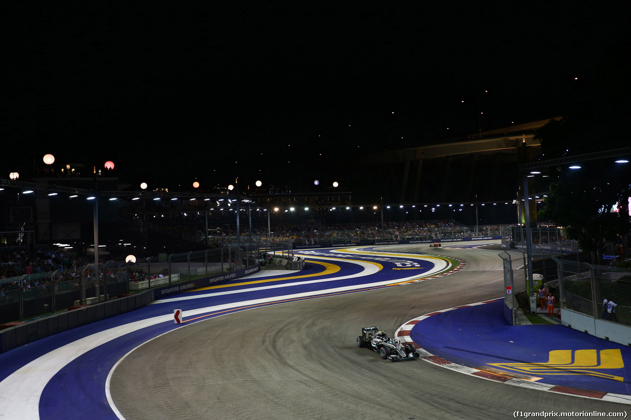 GP SINGAPORE, 18.09.2016 - Gara, Nico Rosberg (GER) Mercedes AMG F1 W07 Hybrid