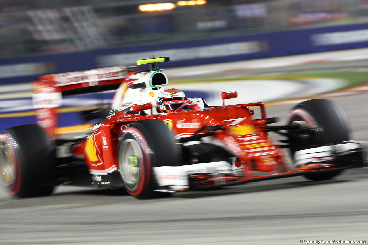 GP SINGAPORE, 18.09.2016 - Gara, Kimi Raikkonen (FIN) Ferrari SF16-H