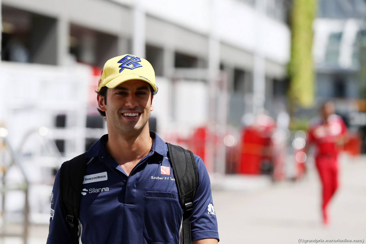 GP SINGAPORE, 15.09.2016 - Felipe Nasr (BRA) Sauber C34