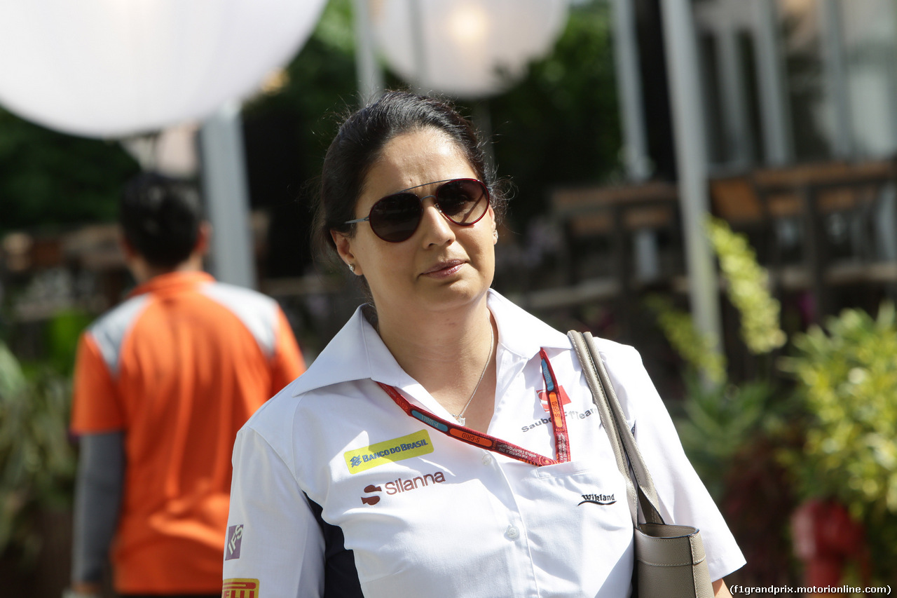 GP SINGAPORE, 15.09.2016 - Monisha Kaltenborn (AUT), CEO e Team Principal, Sauber F1 Team