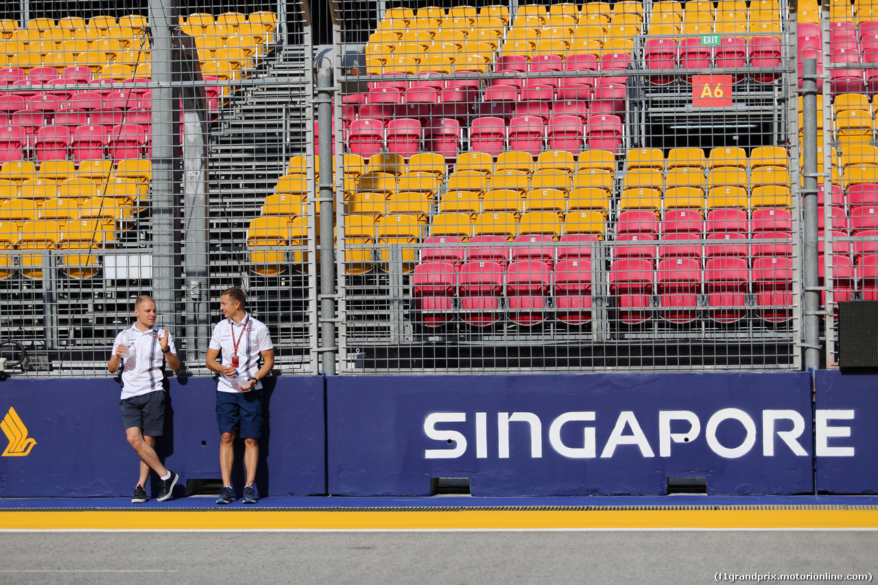 GP SINGAPORE, 15.09.2016 - Valtteri Bottas (FIN) Williams FW38