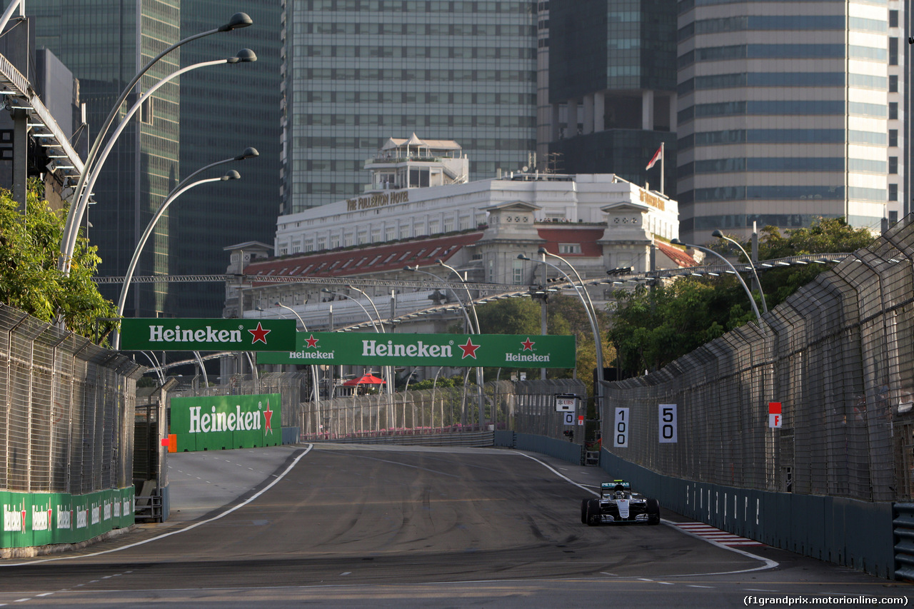 GP SINGAPORE, 16.09.2016 - Prove Libere 1, Nico Rosberg (GER) Mercedes AMG F1 W07 Hybrid