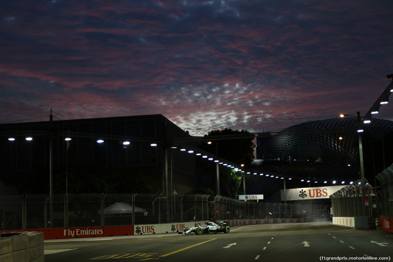 GP SINGAPORE, 16.09.2016 - Prove Libere 1, Nico Rosberg (GER) Mercedes AMG F1 W07 Hybrid