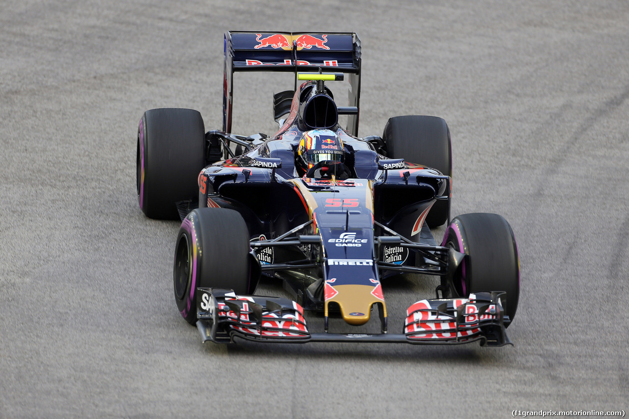 GP SINGAPORE, 17.09.2016 - Prove Libere 3, Carlos Sainz Jr (ESP) Scuderia Toro Rosso STR11