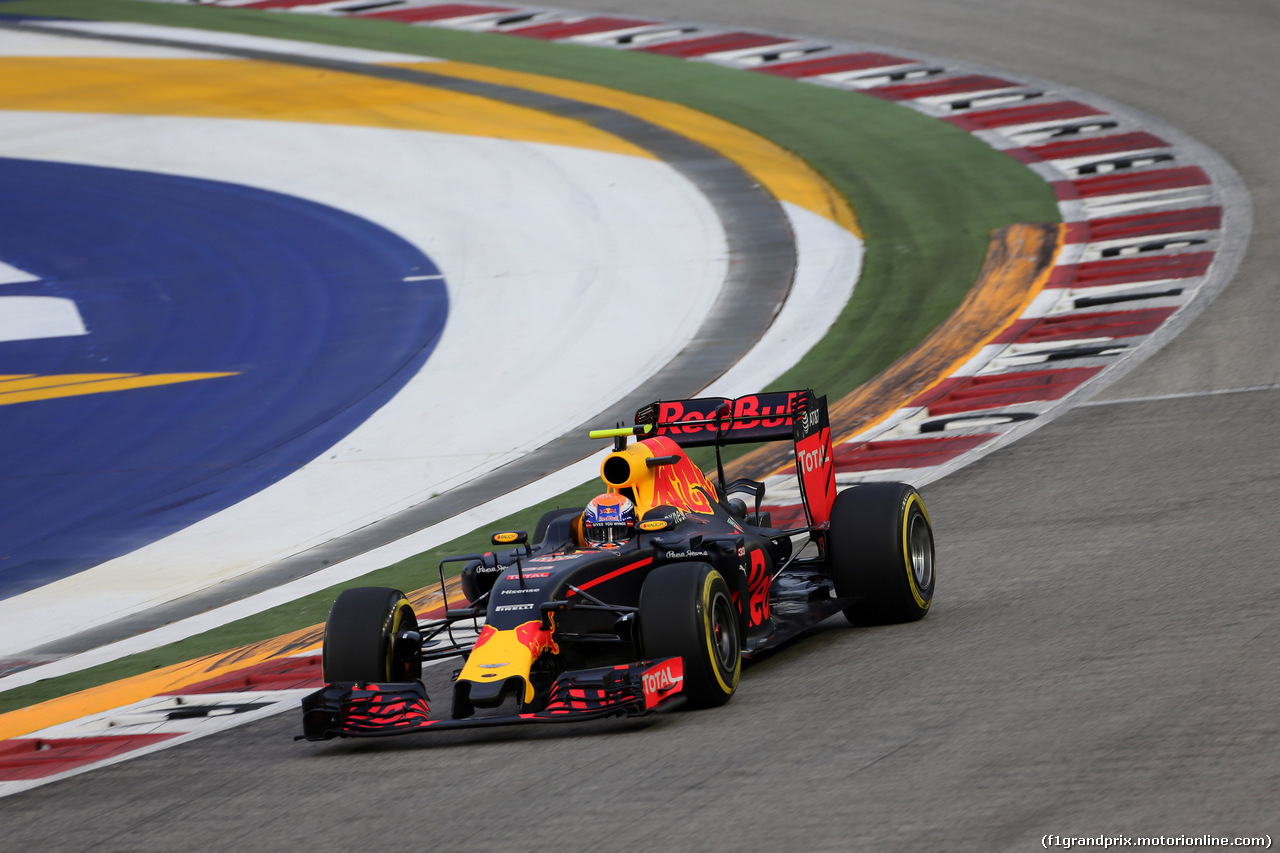 GP SINGAPORE, 17.09.2016 - Prove Libere 3, Max Verstappen (NED) Red Bull Racing RB12