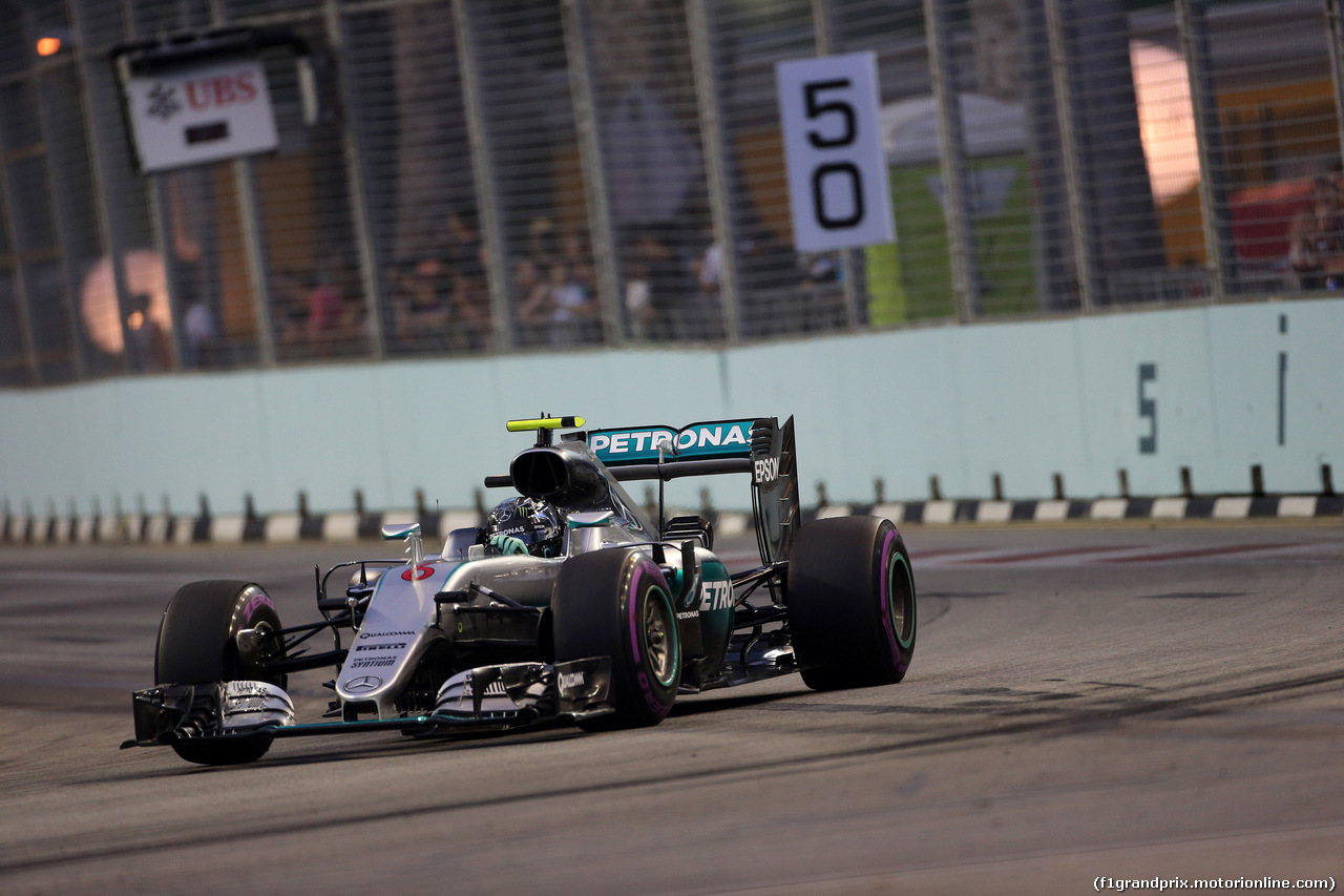 GP SINGAPORE, 17.09.2016 - Prove Libere 3, Nico Rosberg (GER) Mercedes AMG F1 W07 Hybrid