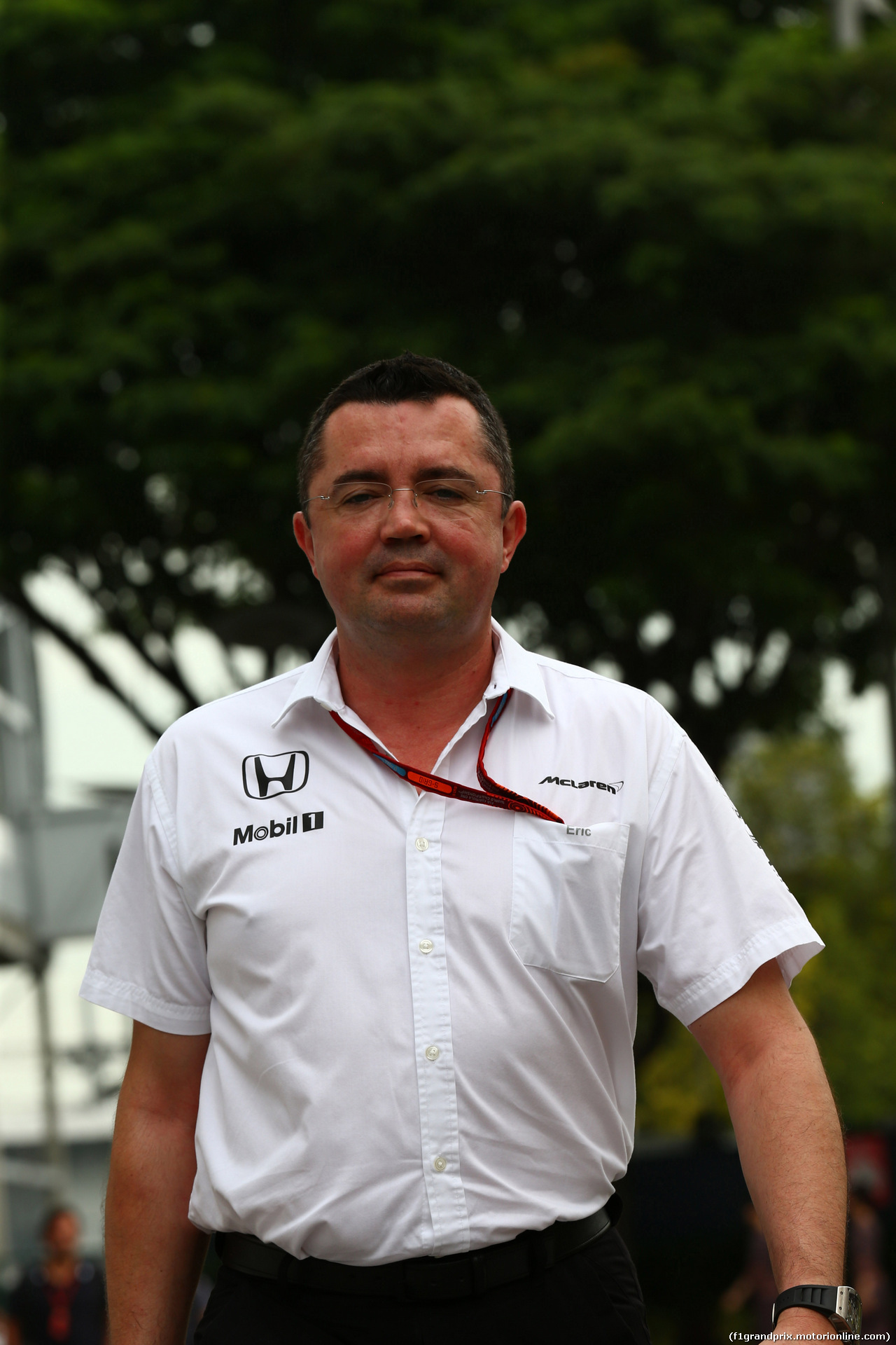 GP SINGAPORE, 17.09.2016 - Prove Libere 3, Eric Boullier (FRA) McLaren Racing Director