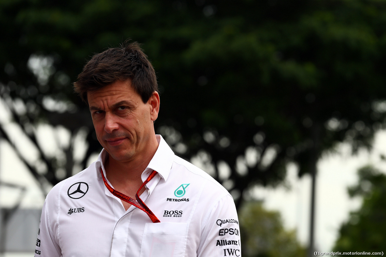 GP SINGAPORE, 17.09.2016 - Prove Libere 3, Toto Wolff (GER) Mercedes AMG F1 Shareholder e Executive Director