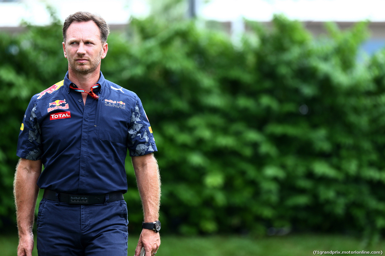 GP SINGAPORE, 17.09.2016 - Prove Libere 3, Christian Horner (GBR), Red Bull Racing, Sporting Director