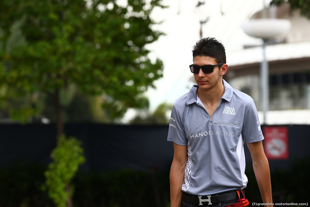 GP SINGAPORE, 17.09.2016 - Prove Libere 3, Esteban Ocon (FRA) Manor Racing MRT05