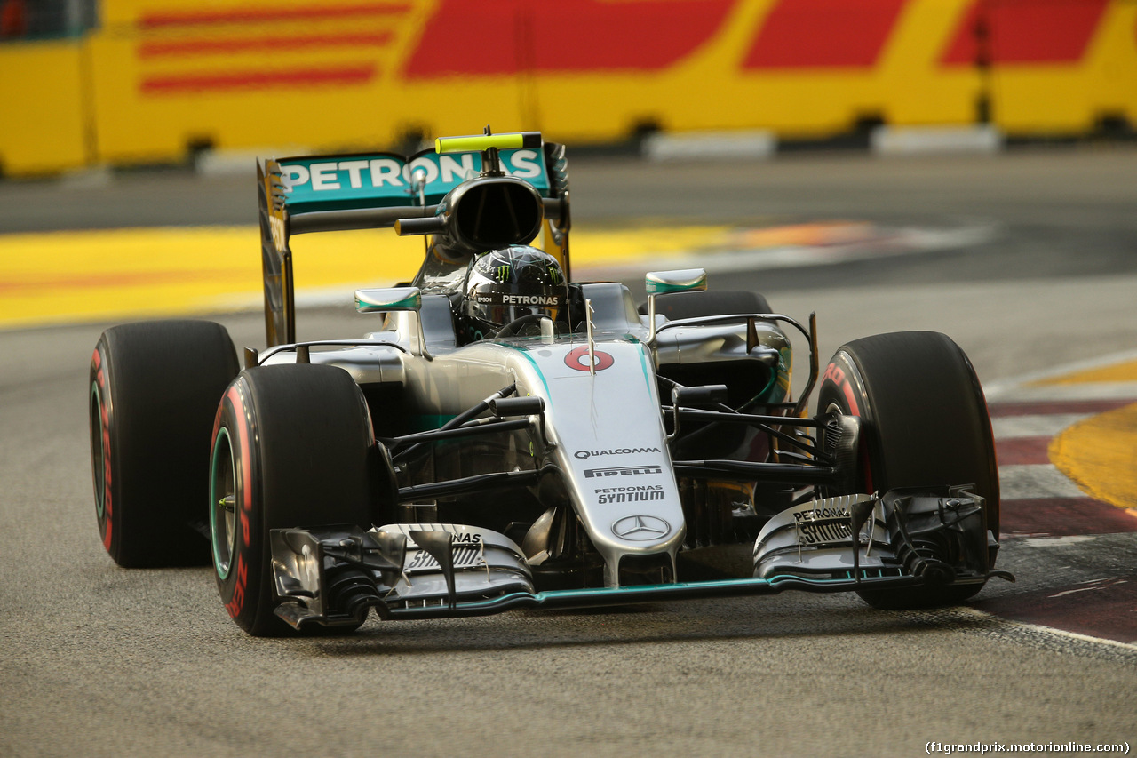 GP SINGAPORE, 17.09.2016 - Prove Libere 3, Nico Rosberg (GER) Mercedes AMG F1 W07 Hybrid