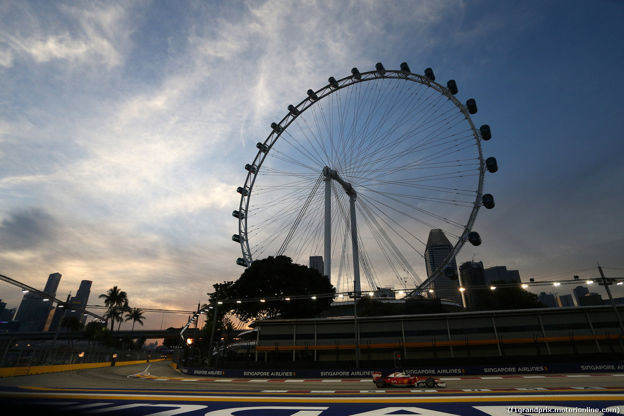 GP SINGAPORE, 17.09.2016 - Prove Libere 3, Kimi Raikkonen (FIN) Ferrari SF16-H