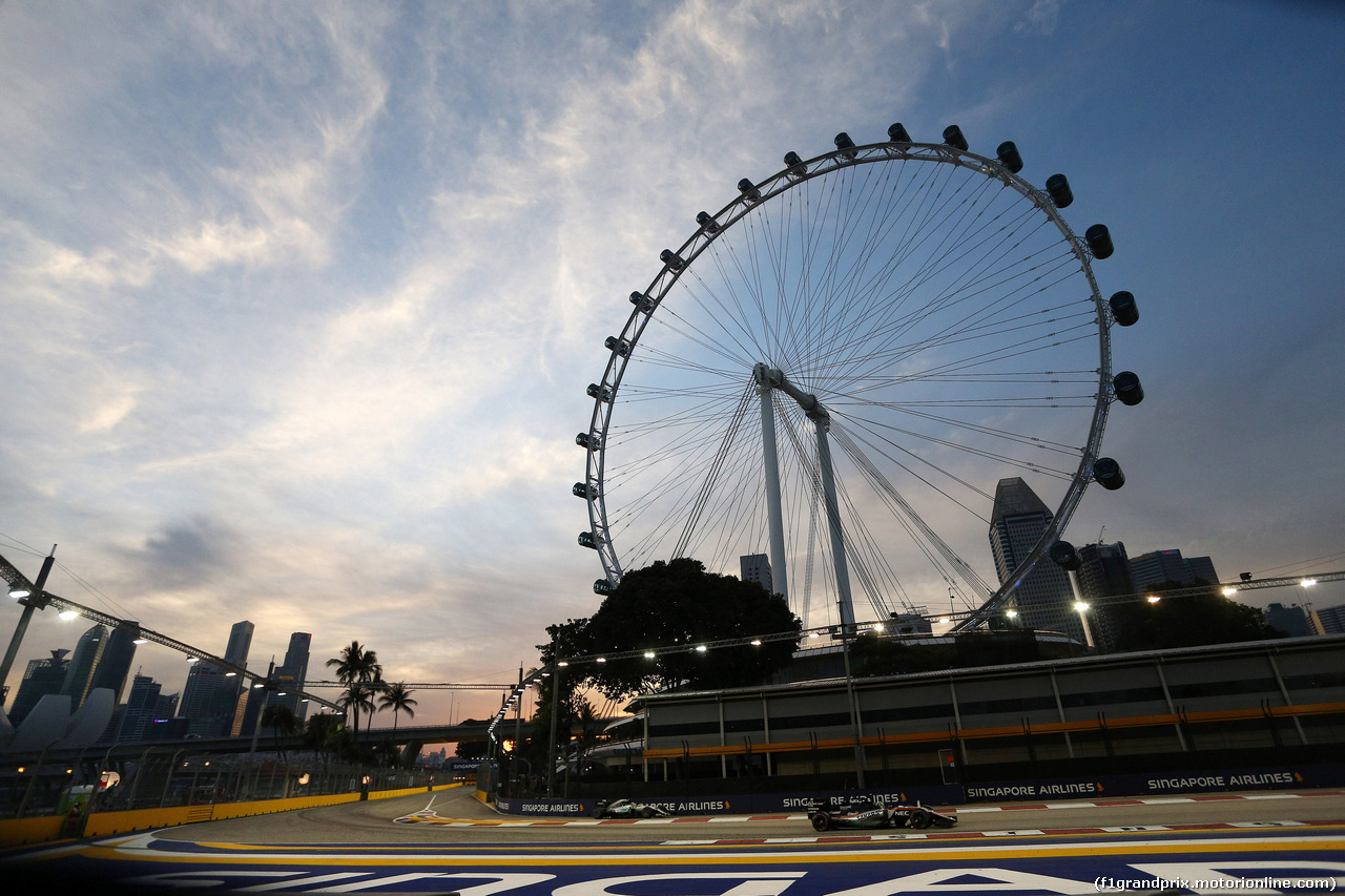 GP SINGAPORE, 17.09.2016 - Prove Libere 3, Nico Hulkenberg (GER) Sahara Force India F1 VJM09