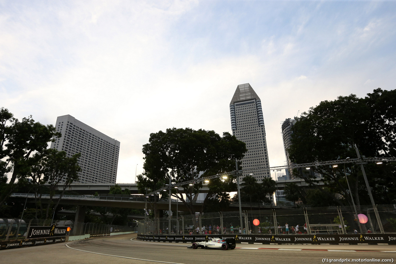 GP SINGAPORE, 17.09.2016 - Prove Libere 3, Felipe Massa (BRA) Williams FW38