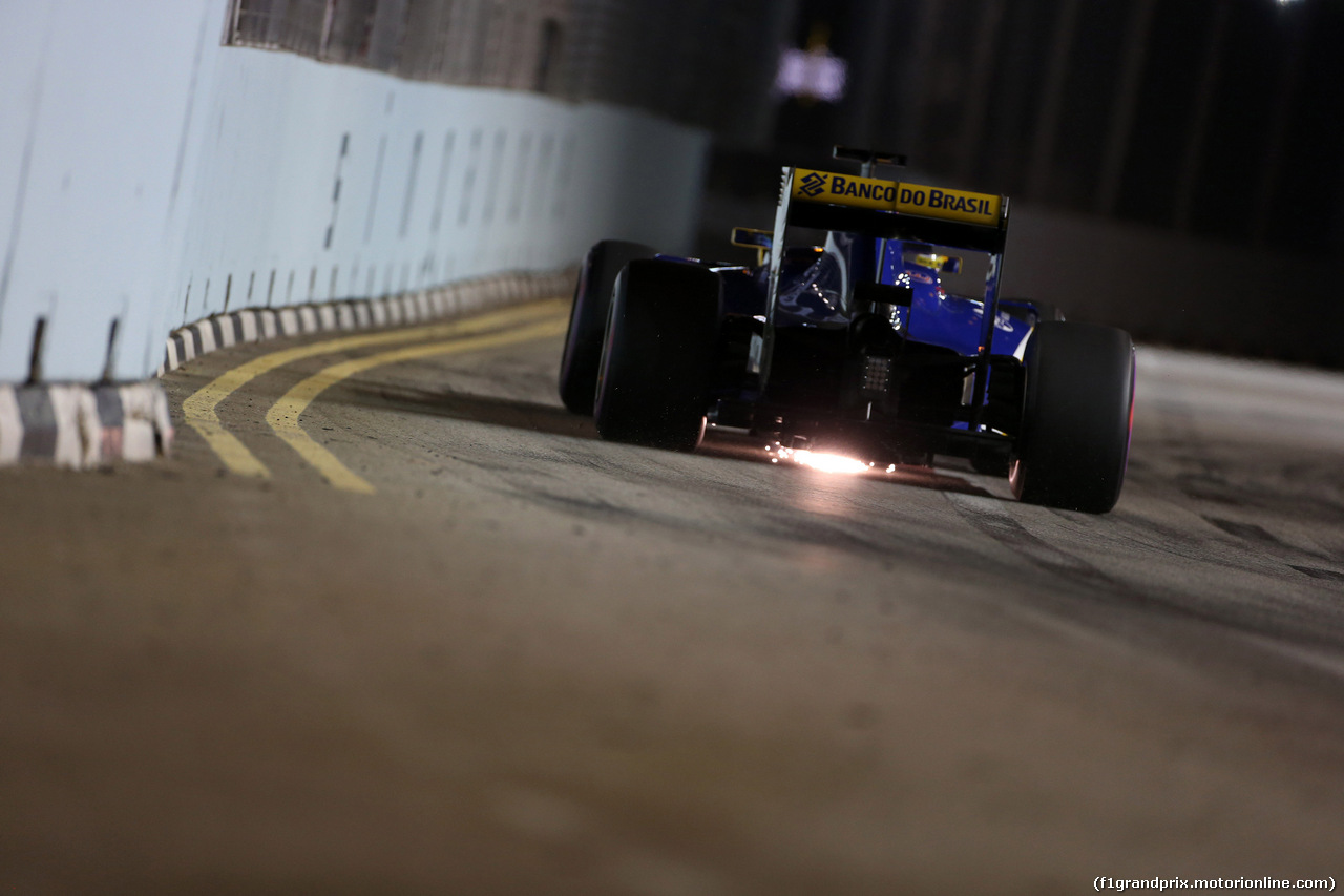 GP SINGAPORE, 17.09.2016 - Qualifiche, Marcus Ericsson (SUE) Sauber C34