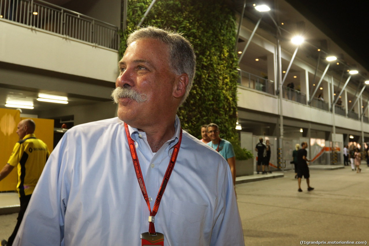 GP SINGAPORE, 17.09.2016 - Qualifiche, Chase Carey (USA) Formula One Group Chairman