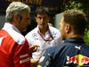 GP SINGAPORE, 16.09.2016 - Free Practice 2, Maurizio Arrivabene (ITA) Ferrari Team Principal, Toto Wolff (GER) Mercedes AMG F1 Shareholder e Executive Director e Christian Horner (GBR), Red Bull Racing, Sporting Director