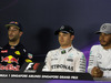 GP SINGAPORE, 17.09.2016 - Qualifiche, Conferenza Stampa, Daniel Ricciardo (AUS) Red Bull Racing RB12, Nico Rosberg (GER) Mercedes AMG F1 W07 Hybrid e Lewis Hamilton (GBR) Mercedes AMG F1 W07 Hybrid