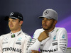 GP SINGAPORE, 17.09.2016 - Qualifiche, Conferenza Stampa, Nico Rosberg (GER) Mercedes AMG F1 W07 Hybrid e Lewis Hamilton (GBR) Mercedes AMG F1 W07 Hybrid