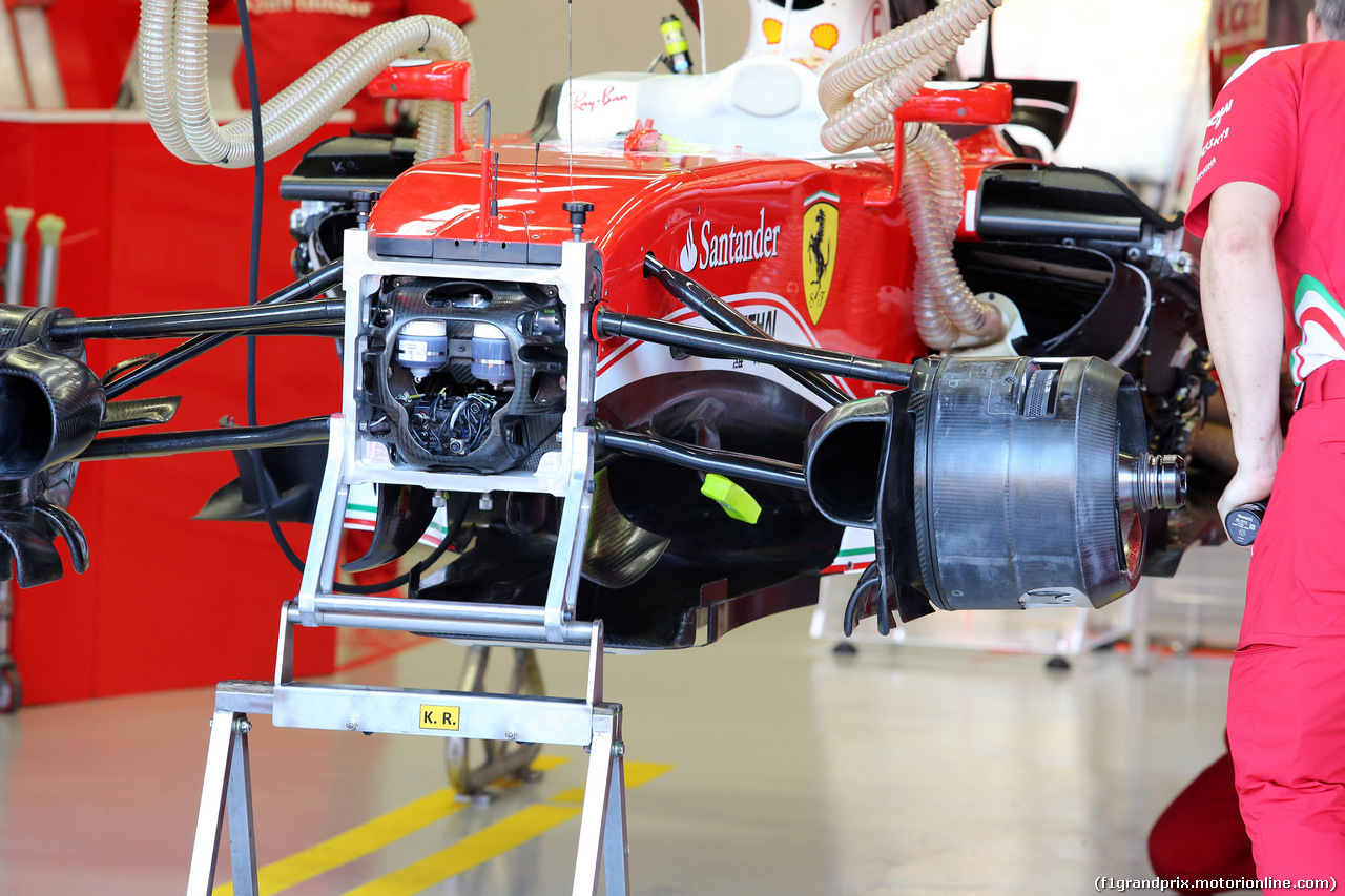 GP SINGAPORE, 15.09.2016 - Ferrari SF16-H, detail