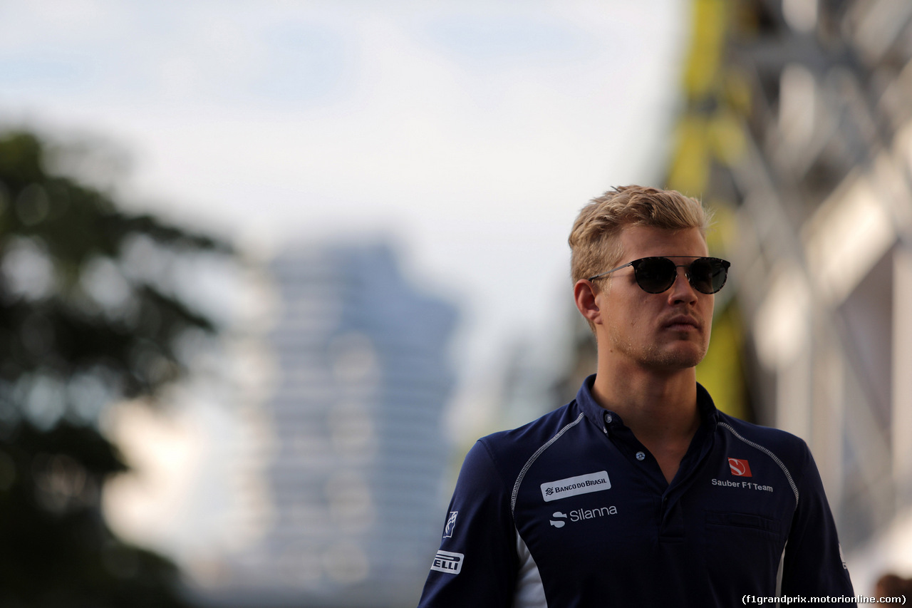 GP SINGAPORE, 15.09.2016 - Marcus Ericsson (SUE) Sauber C34