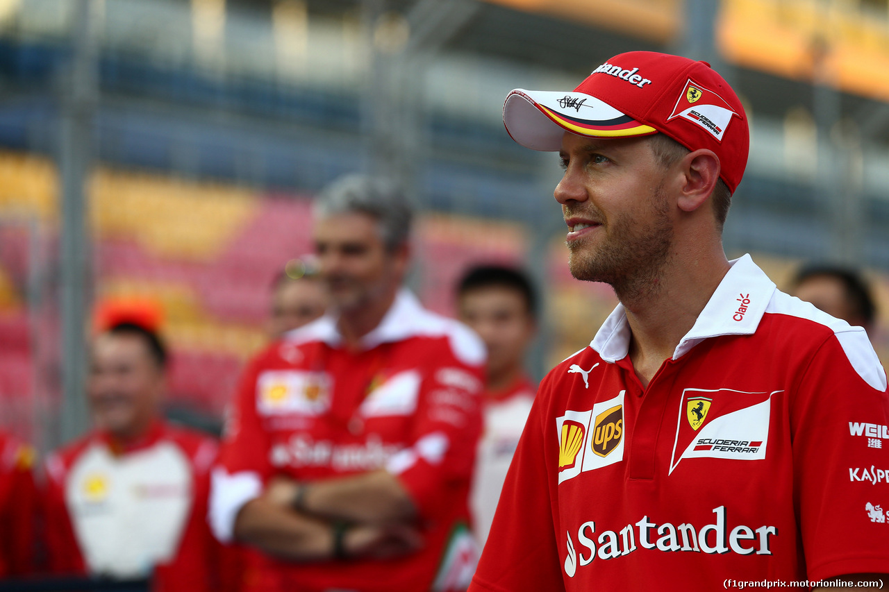 GP SINGAPORE, 15.09.2016 - Sebastian Vettel (GER) Ferrari SF16-H