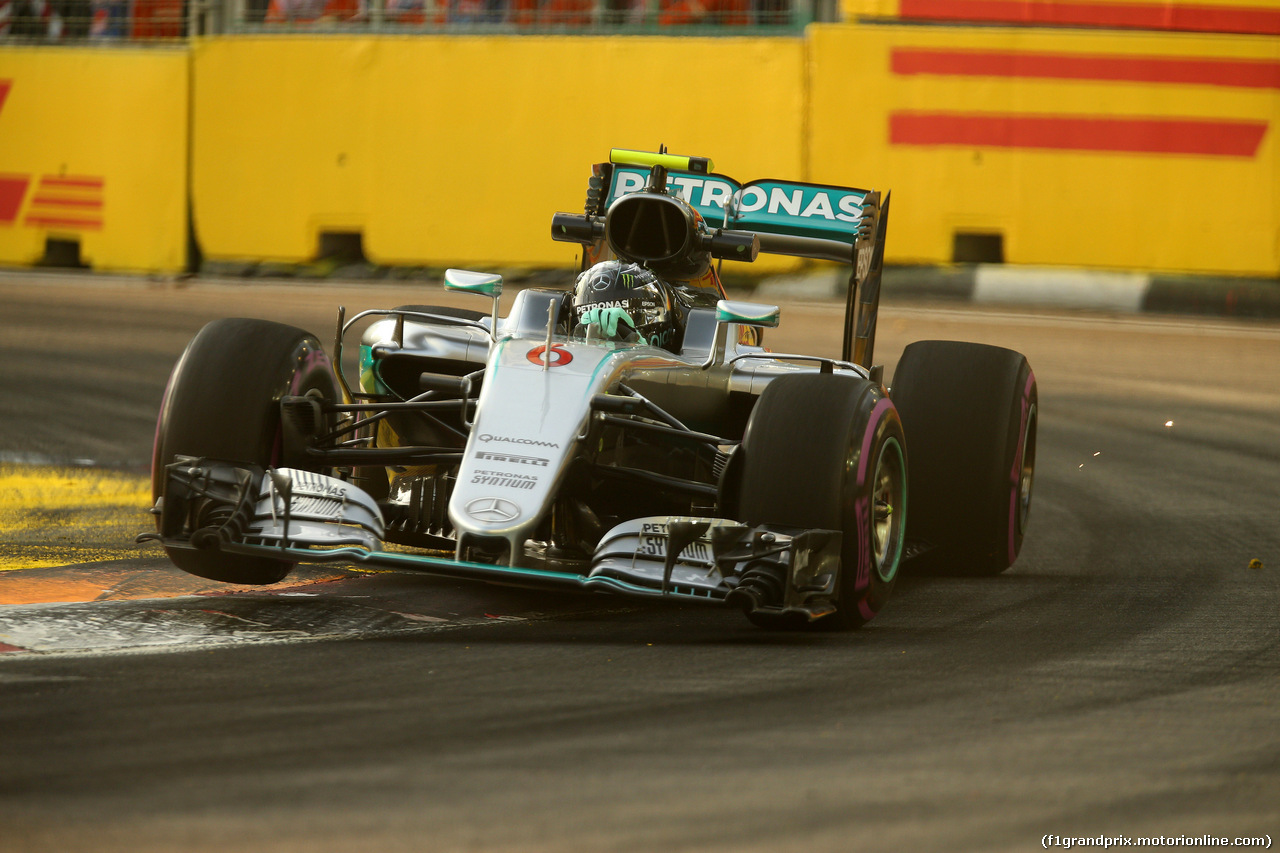 GP SINGAPORE, 16.09.2016 - Prove Libere 1, Nico Rosberg (GER) Mercedes AMG F1 W07 Hybrid