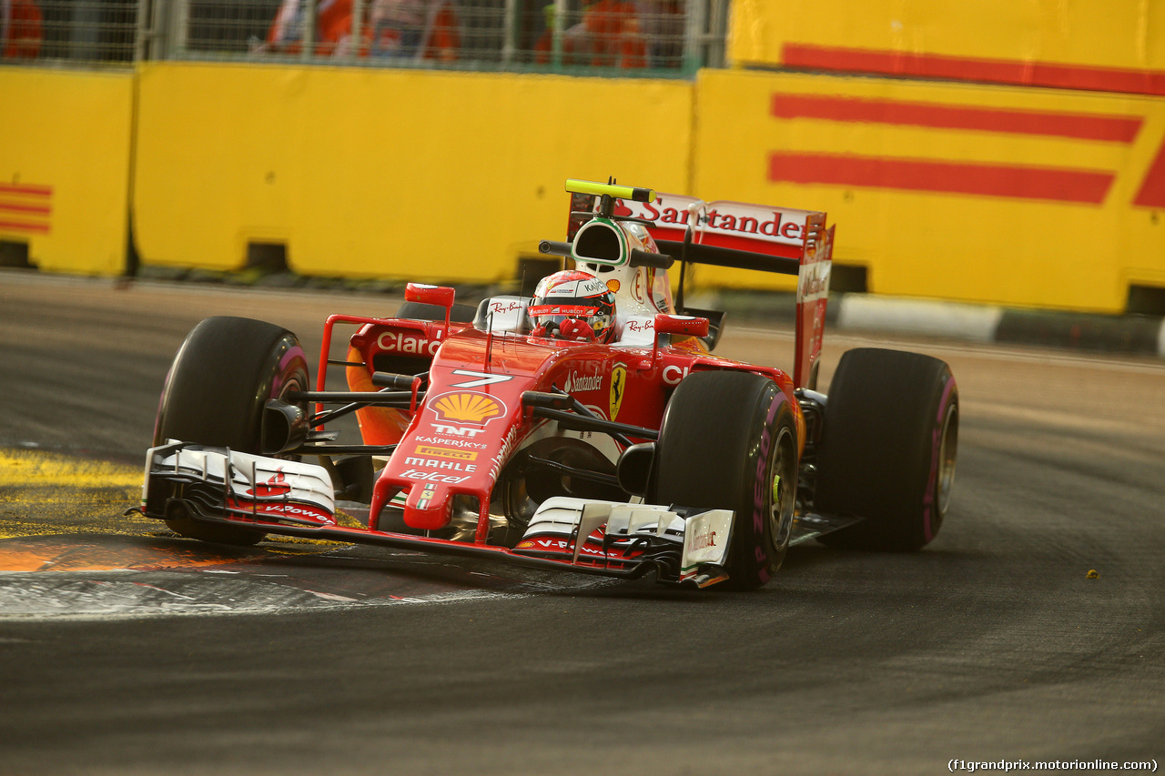 GP SINGAPORE, 16.09.2016 - Prove Libere 1, Kimi Raikkonen (FIN) Ferrari SF16-H