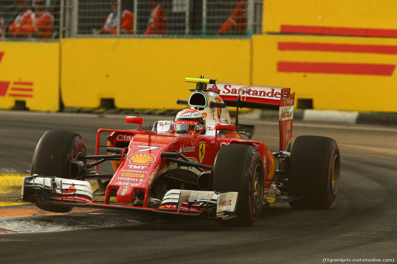 GP SINGAPORE, 16.09.2016 - Prove Libere 1, Kimi Raikkonen (FIN) Ferrari SF16-H