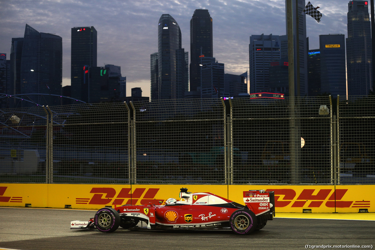 GP SINGAPORE, 16.09.2016 - Prove Libere 1, Sebastian Vettel (GER) Ferrari SF16-H