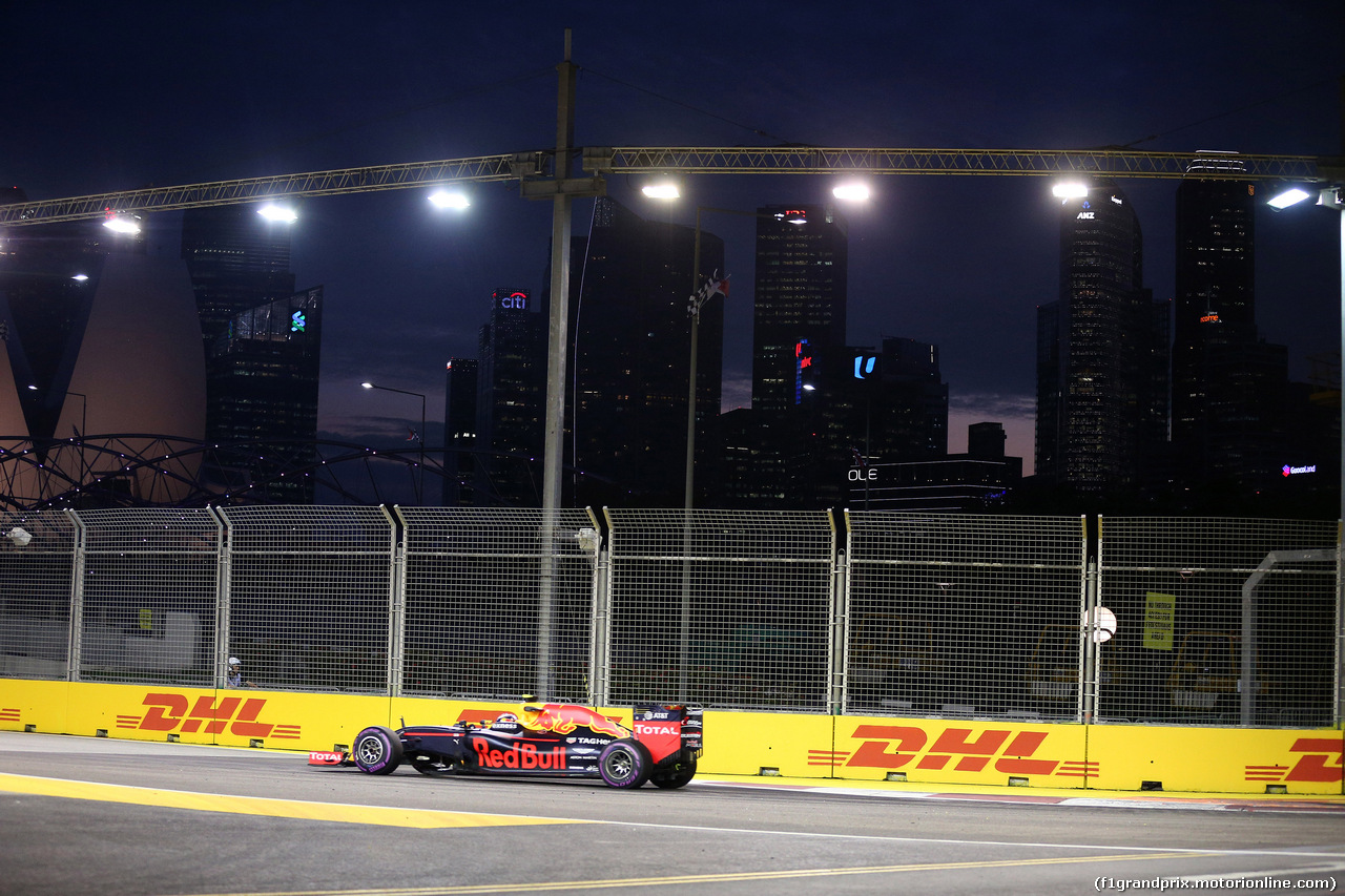 GP SINGAPORE, 16.09.2016 - Prove Libere 1, Max Verstappen (NED) Red Bull Racing RB12