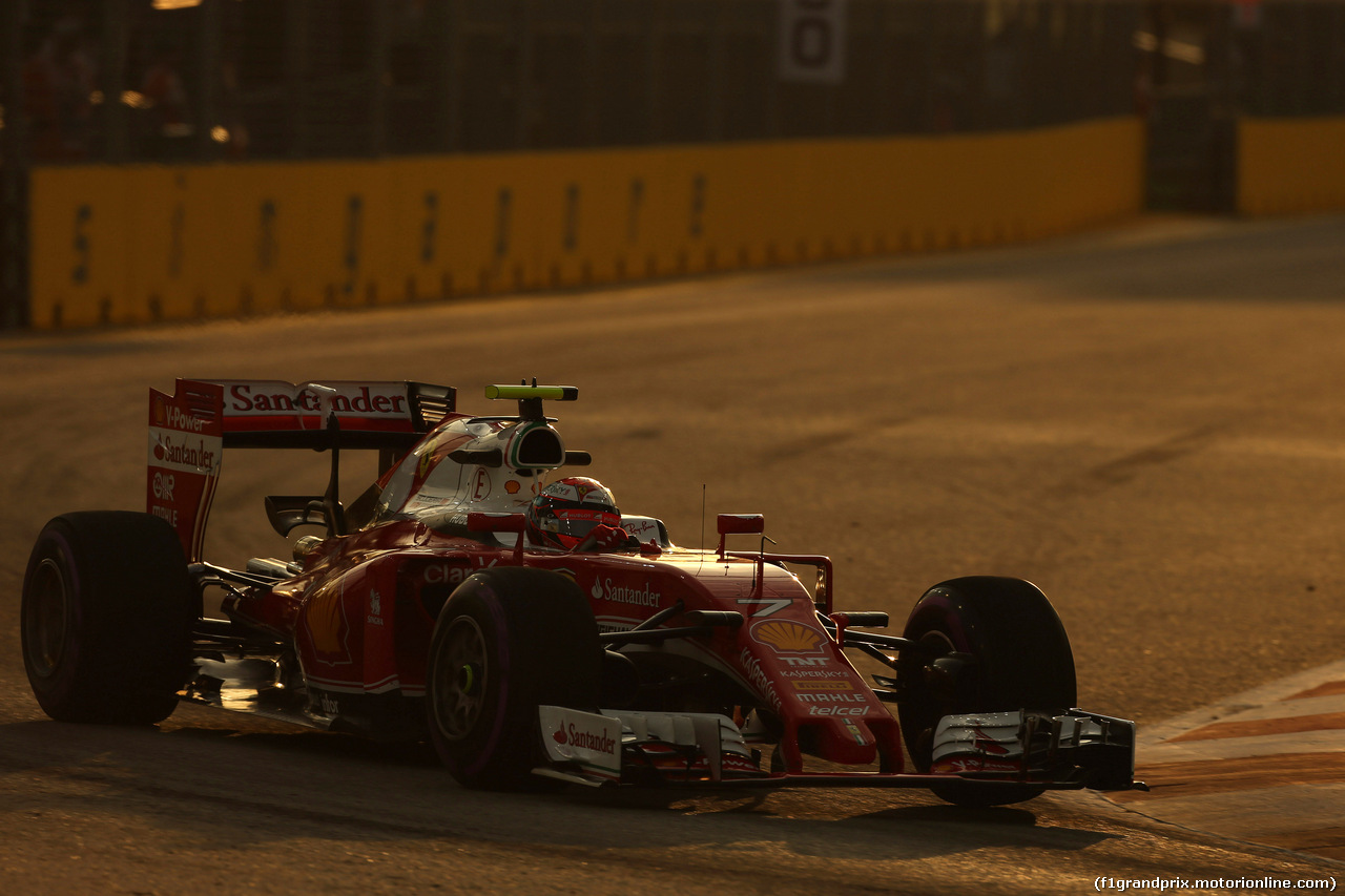 GP SINGAPORE, 16.09.2016 - Prove Libere 1, Kimi Raikkonen (FIN) Ferrari SF16-H