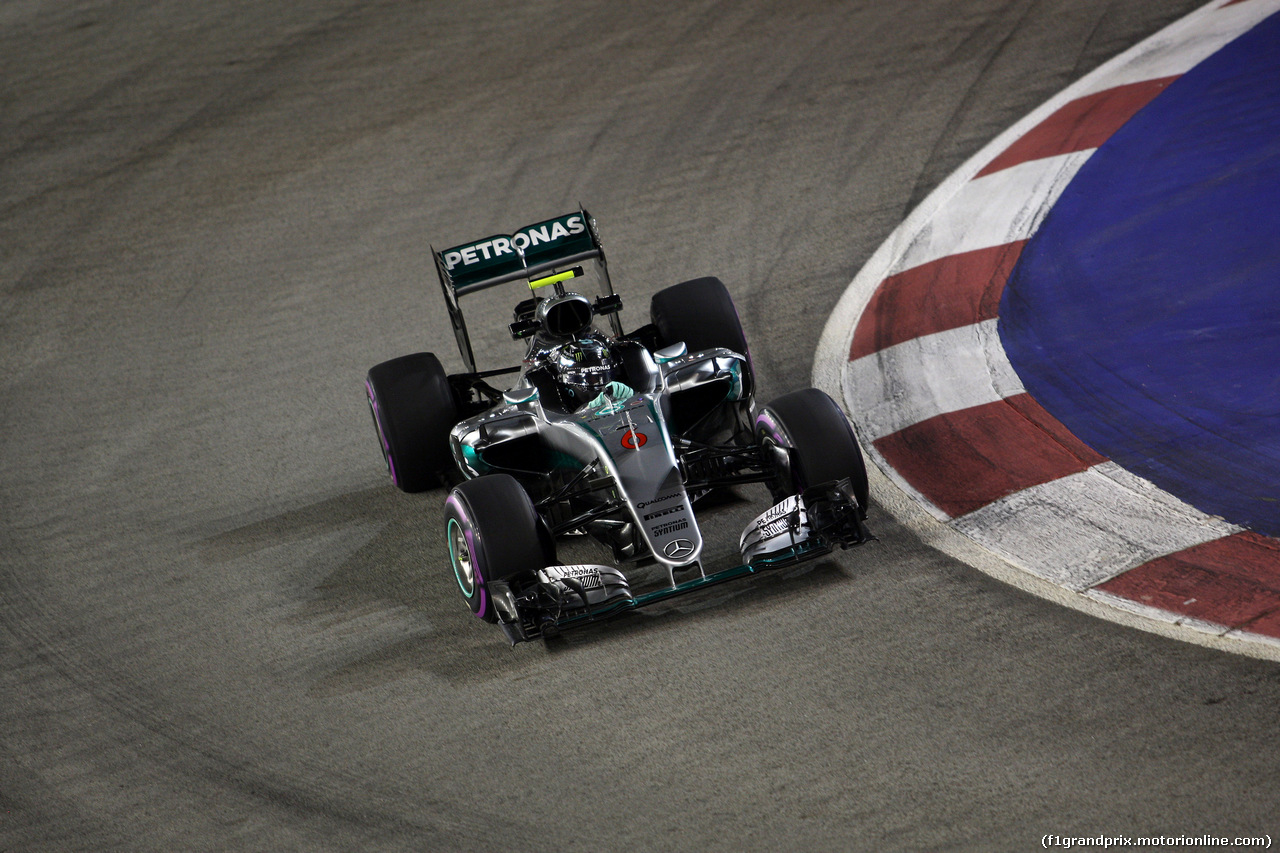 GP SINGAPORE, 16.09.2016 - Prove Libere 2, Nico Rosberg (GER) Mercedes AMG F1 W07 Hybrid