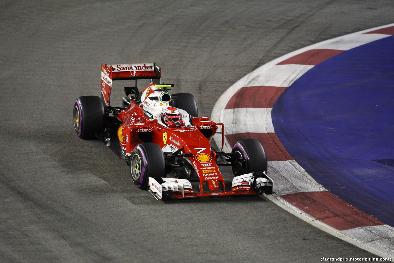 GP SINGAPORE, 16.09.2016 - Prove Libere 2, Kimi Raikkonen (FIN) Ferrari SF16-H